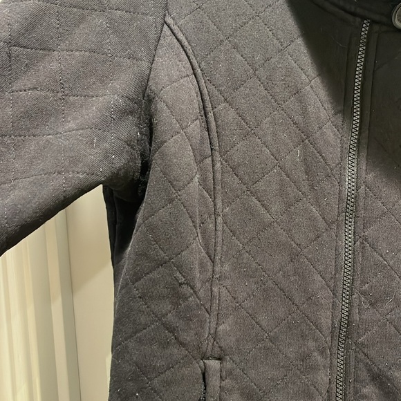 The North Face Caroluna Quilted long Jacket Fleece Lined Large L - Picture 12 of 13